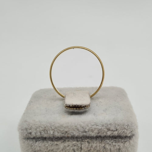 Bague alliance en or jaune 58 Facettes #BT18