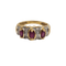 Bague 52 Bague en or jaune et rubis 58 Facettes #BT20