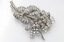 Broche Broche en or blanc 18 carats sertie de diamants, 10 ct 58 Facettes OPK01