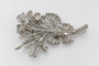 Broche Broche en or blanc 18 carats sertie de diamants, 10 ct 58 Facettes OPK01