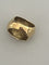 Bague 51 Bague jonc croisé en or jaune 18k avec diamants 58 Facettes LOT 6828