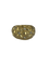 Bague 54 Bague matelassée en or jaune 18k avec diamants 58 Facettes LOT 6836