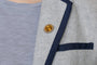 Broche Broche ancienne en or 15 carats, citrine ovale et perles 58 Facettes 13637