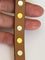 Bracelet Hermès - Bracelet Mini Dog en cuir de veau rouge 58 Facettes LOT 6841