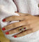Bague 64 Bague Vous et Moi en or 18 carats et platine, rubis et diamants 58 Facettes 300