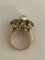 Bague 53 Bague dôme en or jaune 18k, diamants naturels et perle Akoya 58 Facettes LOT 6872