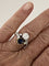 Bague 57 Bague ancienne toi et moi en platine et or jaune 18k, saphir et diamants 58 Facettes LOT 6903
