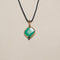 Pendentif Pomellato Ritratto - Pendentif en or rose 18 K, malachite et diamants noirs 58 Facettes 2.18442