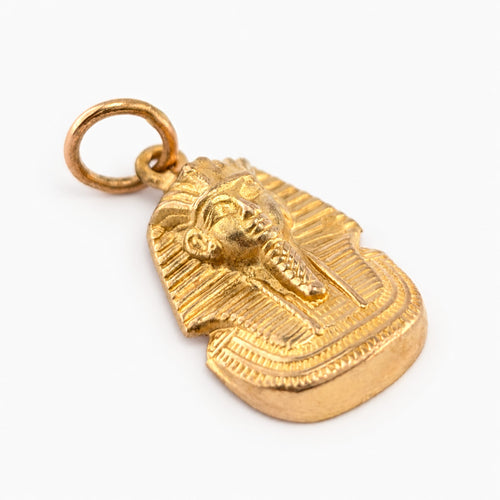 Pendentif Pendentif égyptien - Masque de Toutânkhamon en or jaune 18 carats 58 Facettes 38101