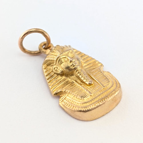 Pendentif Pendentif égyptien - Masque de Toutânkhamon en or jaune 18 carats 58 Facettes 38101