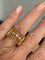Bague 55 Bague bandeau ajourée en or jaune 18k et diamants 58 Facettes LOT 8252