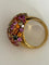 Bague 61 Tutti Frutti - Bague cocktail en or jaune 18k, topazes et diamants 58 Facettes LOT 8232