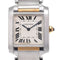 Montre Cartier - Montre Tank Française à quartz en acier inoxydable et or jaune 58 Facettes zi7q7u31g6