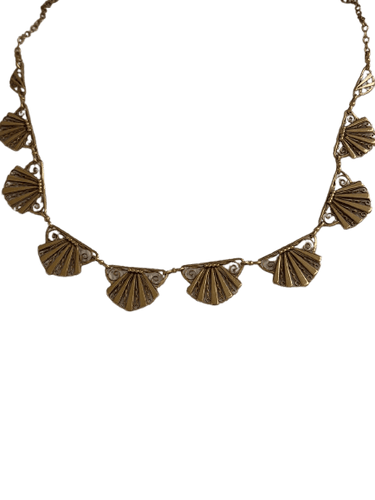 Collier Collier draperie en or jaune 18k 58 Facettes LOT 7769