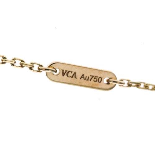 Collier Van Cleef & Arpels Sweet Alhambra - Collier en or blanc 18k et diamants 58 Facettes wbt963v506
