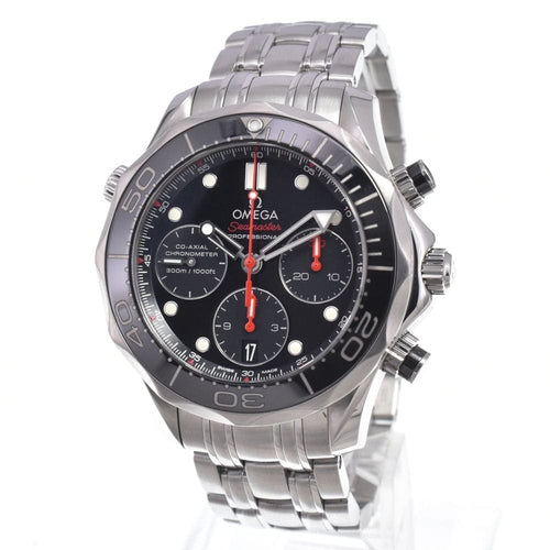 Montre Omega - Montre Seamaster Diver 300M chronomètre chronographe automatique en acier inoxydable 58 Facettes udi68ztlx6