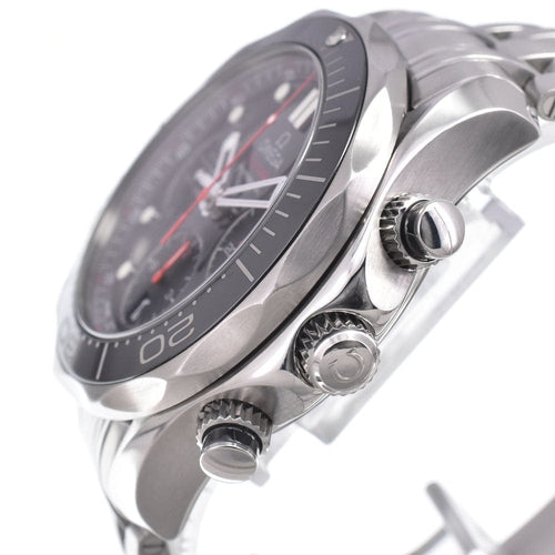Montre Omega - Montre Seamaster Diver 300M chronomètre chronographe automatique en acier inoxydable 58 Facettes udi68ztlx6