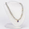 Collier Collier de perles Akoya japonaises, tanzanite certifiée et diamants en or 14k 58 Facettes N002