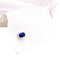 Boutons de manchette Boutons de manchette en or blanc et lapis-lazuli 58 Facettes 35927