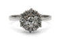 Bague 61 Bague des années 70 en or blanc 18 carats et diamants taille brillant 58 Facettes 24102