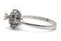 Bague 61 Bague des années 70 en or blanc 18 carats et diamants taille brillant 58 Facettes 24102
