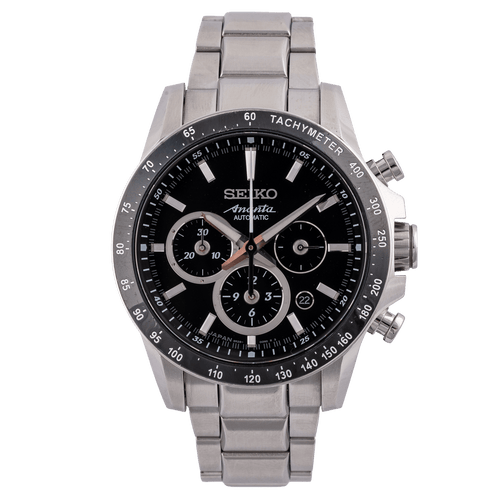 Montre Seiko Brightz Ananta - Montre automatique chronographe SAEK011 58 Facettes TOT-11902