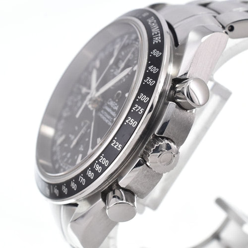 Montre Omega - Montre Speedmaster à calendrier triple, chronographe automatique en acier inoxydable 58 Facettes k9vn85ddqu