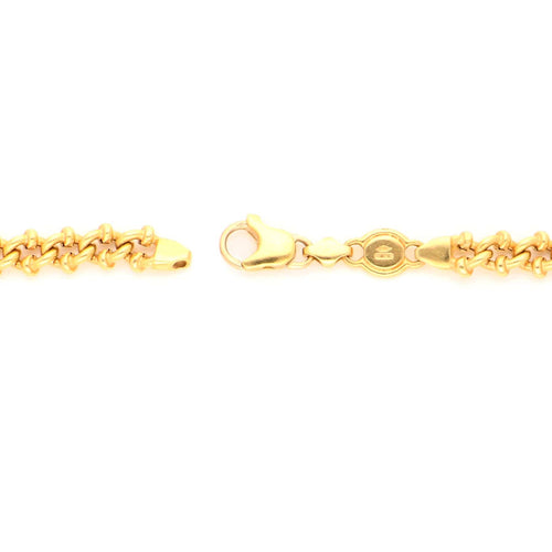 Collier Urbano - Collier maille gourmette fantaisie en or jaune 18 carats 58 Facettes 939A306997634991B33A16A5D06D07CB