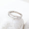 Bague 52 Bague demi-alliance en or blanc 18 carats, 15 diamants baguette, 0,70 ct 58 Facettes 2B-KKK