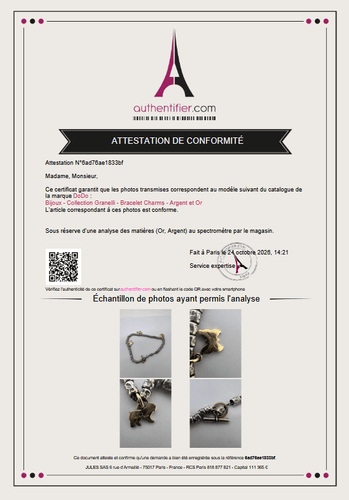 Bracelet DoDo - Bracelet en argent 925 et or jaune 750 58 Facettes 330104849