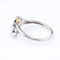 Bague 53 Bague Toi et Moi en or blanc 18k, spinelle synthétique, quartz et diamants 58 Facettes 2B-DDD