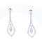 Boucles d'oreilles Boucles d’oreilles pendantes en or blanc 18k et diamants 0,75 ct 58 Facettes 2B-H