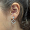 Boucles d'oreilles Boucles d’oreilles pendantes articulées en or blanc 18k, diamants 0,97 ct 58 Facettes 2B-L