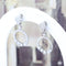 Boucles d'oreilles Boucles d’oreilles pendantes articulées en or blanc 18k, diamants 0,97 ct 58 Facettes 2B-L