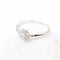 Bague 53 Bague rosette en or blanc 18 carats et diamants, 0,31 ct 58 Facettes 2B-ÑÑ