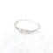 Bague 54 Bague entrelacée en or blanc 18k avec trois diamants, 0,06 ct 58 Facettes 2B-JJ