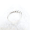 Bague 54 Bague entrelacée en or blanc 18k avec trois diamants, 0,06 ct 58 Facettes 2B-JJ