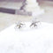 Boucles d'oreilles Boucles d’oreilles solitaires en or blanc 18 carats, diamants 0,24 ct 58 Facettes 2B-Q