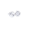 Boucles d'oreilles Boucles d’oreilles en or blanc 18 carats avec diamants 58 Facettes 2B-Z