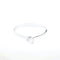 Bague 50 Bague solitaire en or blanc 18 carats avec diamant de 0,12 ct 58 Facettes 2B-TT