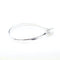 Bague 50 Bague solitaire en or blanc 18 carats avec diamant de 0,12 ct 58 Facettes 2B-TT