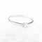 Bague 53 Bague solitaire en or blanc 18 carats avec diamant de 0,15 ct 58 Facettes 2B-RR