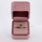 Bague 59 Émeraude en volutes - Bague en or jaune 18 carats avec émeraude et diamants 58 Facettes R0015