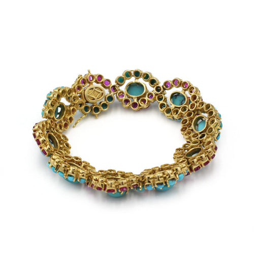 Barrette en or 750, diamants et saphirs 58 Facettes 1285