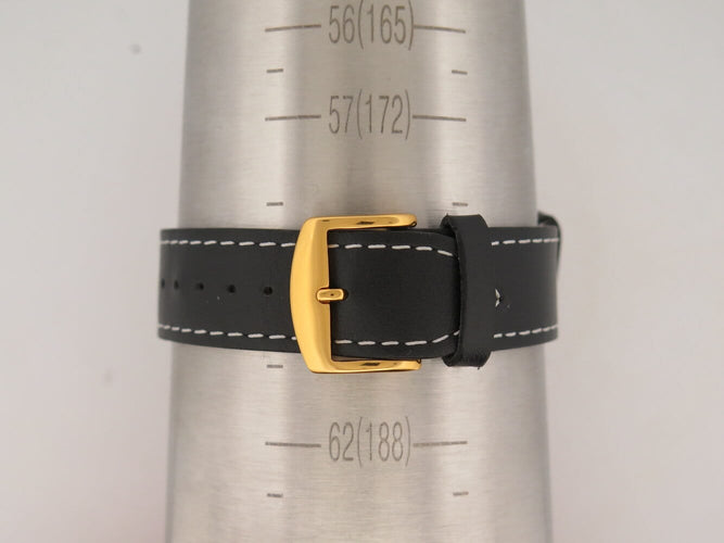 Montre Cartier - Montre Cougar à quartz en or jaune 18k, 33 mm, bracelet en cuir 58 Facettes 277686