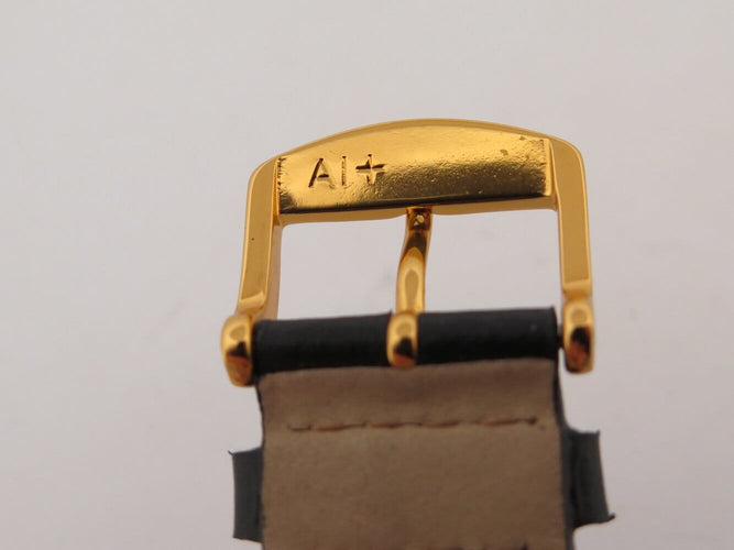 Montre Cartier - Montre Cougar à quartz en or jaune 18k, 33 mm, bracelet en cuir 58 Facettes 277686
