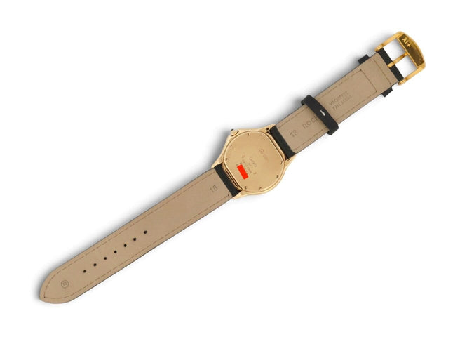 Montre Cartier - Montre Cougar à quartz en or jaune 18k, 33 mm, bracelet en cuir 58 Facettes 277686