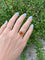 Bague 58.5 Bague solitaire en or jaune 18 carats avec citrine 58 Facettes 408