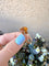 Bague 58.5 Bague solitaire en or jaune 18 carats avec citrine 58 Facettes 408