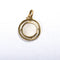 Pendentif Médaille religieuse ancienne en or jaune, Vierge sur nacre 58 Facettes LMB-422